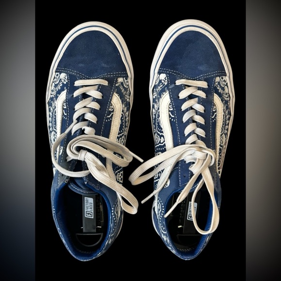 Vans Style 36 'Bandana - True Blue' - Men's Size 8.5 W size 10Shoes Sneakers - Picture 10 of 17
